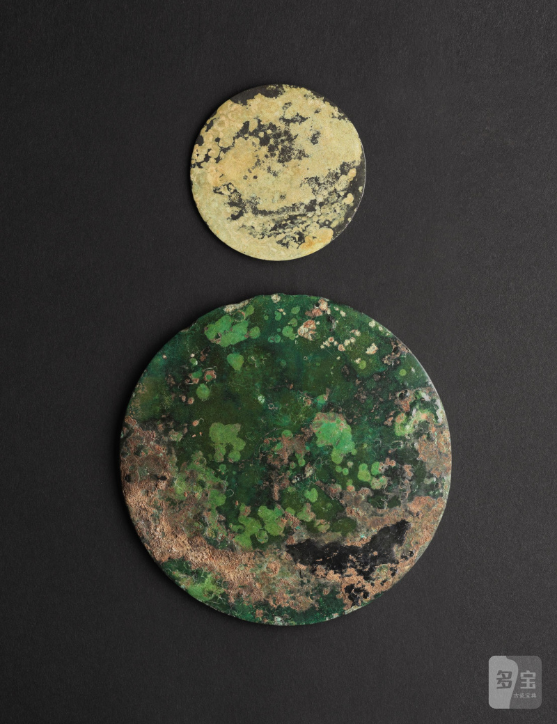 東漢晚期 二/三世紀 銅畫像鏡兩件 | DEUX MIROIRS EN BRONZE - 图4